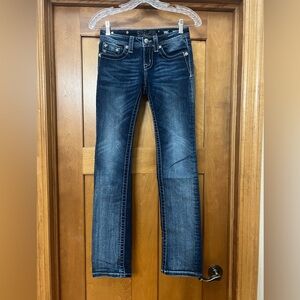 Miss Me Youth Straight Leg Jeans KE8050TJ Size 14
